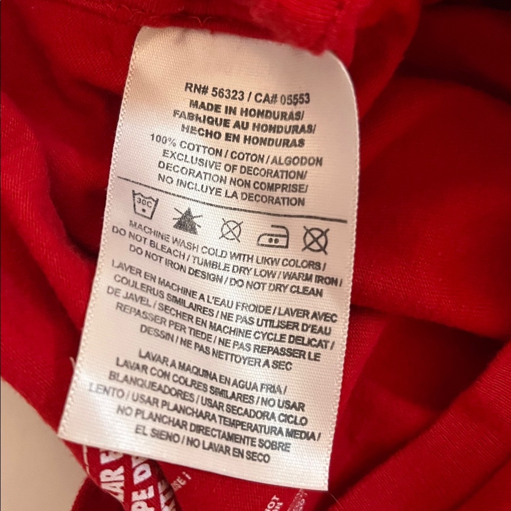 Nike Tee Shirt Men’s Just Do It Swoosh Red Regular Fit Size M - Picture 5 of 6